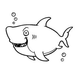 Dessin à colorier: Requin (Animaux) #14877 - Coloriages à Imprimer Gratuits