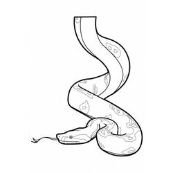 Dessin à colorier: Serpent (Animaux) #14382 - Coloriages à Imprimer Gratuits