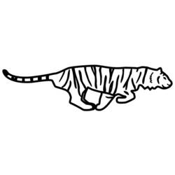 Dessin à colorier: Tigre (Animaux) #13723 - Coloriages à Imprimer Gratuits