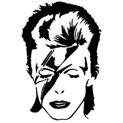 Dessin à colorier: David Bowie (Célébrités) #122258 - Coloriages à Imprimer Gratuits