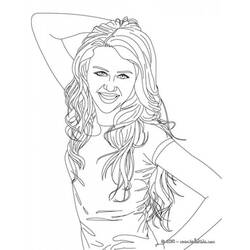 Dessin à colorier: Selena Gomez (Célébrités) #123838 - Coloriages à Imprimer Gratuits