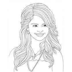 Dessin à colorier: Selena Gomez (Célébrités) #123844 - Coloriages à Imprimer Gratuits