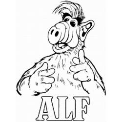 Dessins à colorier: Alf - Coloriages à Imprimer Gratuits