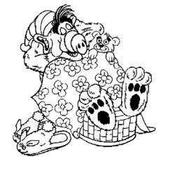 Dessin à colorier: Alf (Dessins Animés) #33690 - Coloriages à Imprimer Gratuits