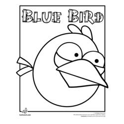 Dessin à colorier: Angry Birds (Dessins Animés) #25023 - Coloriages à Imprimer Gratuits