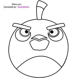 Dessin à colorier: Angry Birds (Dessins Animés) #25026 - Coloriages à Imprimer Gratuits