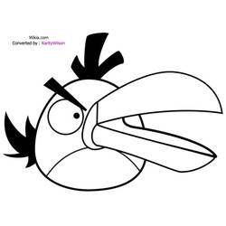 Dessin à colorier: Angry Birds (Dessins Animés) #25029 - Coloriages à Imprimer Gratuits