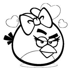 Dessin à colorier: Angry Birds (Dessins Animés) #25030 - Coloriages à Imprimer Gratuits