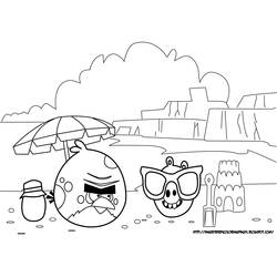 Dessin à colorier: Angry Birds (Dessins Animés) #25076 - Coloriages à Imprimer Gratuits