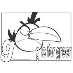 Dessin à colorier: Angry Birds (Dessins Animés) #25080 - Coloriages à Imprimer Gratuits