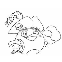Dessin à colorier: Angry Birds (Dessins Animés) #25087 - Coloriages à Imprimer Gratuits