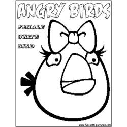 Dessin à colorier: Angry Birds (Dessins Animés) #25104 - Coloriages à Imprimer Gratuits