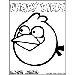 Dessin à colorier: Angry Birds (Dessins Animés) #25113 - Coloriages à Imprimer Gratuits