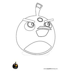 Dessin à colorier: Angry Birds (Dessins Animés) #25140 - Coloriages à Imprimer Gratuits
