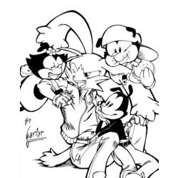 Dessin à colorier: Animaniacs (Dessins Animés) #48302 - Coloriages à Imprimer Gratuits