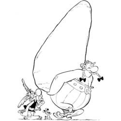 Dessin à colorier: Asterix et Obelix (Dessins Animés) #24381 - Coloriages à Imprimer Gratuits