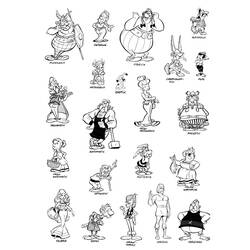 Dessin à colorier: Asterix et Obelix (Dessins Animés) #24396 - Coloriages à Imprimer Gratuits