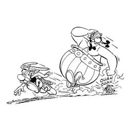 Dessin à colorier: Asterix et Obelix (Dessins Animés) #24401 - Coloriages à Imprimer Gratuits
