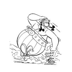 Dessin à colorier: Asterix et Obelix (Dessins Animés) #24405 - Coloriages à Imprimer Gratuits