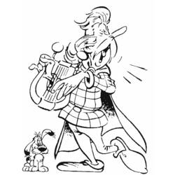 Dessin à colorier: Asterix et Obelix (Dessins Animés) #24407 - Coloriages à Imprimer Gratuits