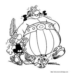 Dessin à colorier: Asterix et Obelix (Dessins Animés) #24424 - Coloriages à Imprimer Gratuits
