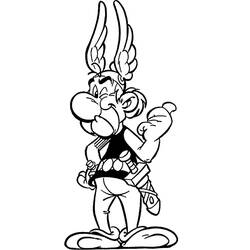 Dessin à colorier: Asterix et Obelix (Dessins Animés) #24433 - Coloriages à Imprimer Gratuits