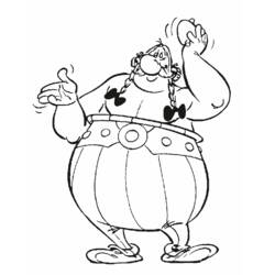 Dessin à colorier: Asterix et Obelix (Dessins Animés) #24438 - Coloriages à Imprimer Gratuits