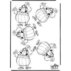 Dessin à colorier: Asterix et Obelix (Dessins Animés) #24473 - Coloriages à Imprimer Gratuits