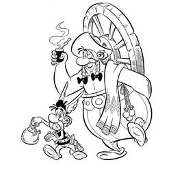 Dessin à colorier: Asterix et Obelix (Dessins Animés) #24487 - Coloriages à Imprimer Gratuits