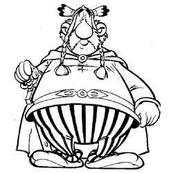 Dessin à colorier: Asterix et Obelix (Dessins Animés) #24495 - Coloriages à Imprimer Gratuits
