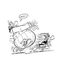 Dessin à colorier: Asterix et Obelix (Dessins Animés) #24516 - Coloriages à Imprimer Gratuits