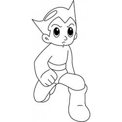 Dessin à colorier: Astroboy (Dessins Animés) #45279 - Coloriages à Imprimer Gratuits