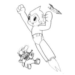 Dessin à colorier: Astroboy (Dessins Animés) #45312 - Coloriages à Imprimer Gratuits