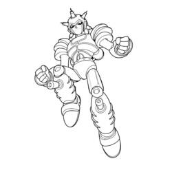 Dessin à colorier: Astroboy (Dessins Animés) #45365 - Coloriages à Imprimer Gratuits