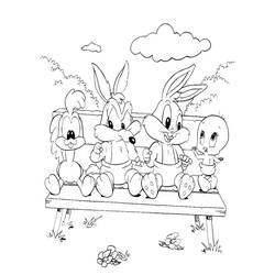 Dessin à colorier: Baby Looney Tunes (Dessins Animés) #26528 - Coloriages à Imprimer Gratuits