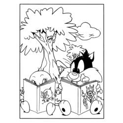 Dessin à colorier: Baby Looney Tunes (Dessins Animés) #26582 - Coloriages à Imprimer Gratuits