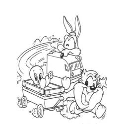 Dessin à colorier: Baby Looney Tunes (Dessins Animés) #26586 - Coloriages à Imprimer Gratuits