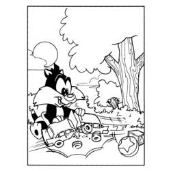 Dessin à colorier: Baby Looney Tunes (Dessins Animés) #26589 - Coloriages à Imprimer Gratuits