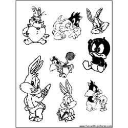 Dessin à colorier: Baby Looney Tunes (Dessins Animés) #26695 - Coloriages à Imprimer Gratuits