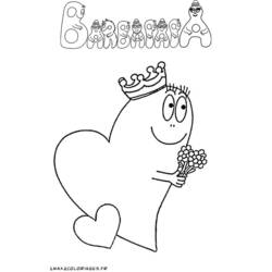 Dessin à colorier: Barbapapa (Dessins Animés) #36449 - Coloriages à Imprimer Gratuits