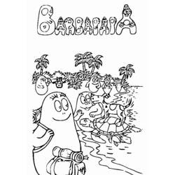 Dessin à colorier: Barbapapa (Dessins Animés) #36486 - Coloriages à Imprimer Gratuits