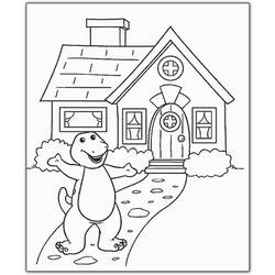 Dessin à colorier: Barney et ses amis (Dessins Animés) #40951 - Coloriages à Imprimer Gratuits
