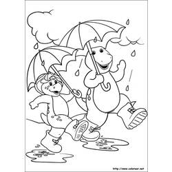 Dessin à colorier: Barney et ses amis (Dessins Animés) #41069 - Coloriages à Imprimer Gratuits