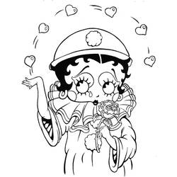 Dessin à colorier: Betty Boop (Dessins Animés) #25929 - Coloriages à Imprimer Gratuits