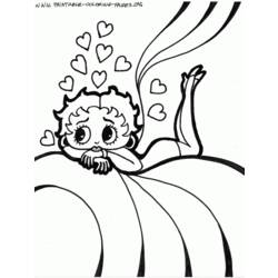 Dessin à colorier: Betty Boop (Dessins Animés) #25937 - Coloriages à Imprimer Gratuits