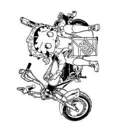 Dessin à colorier: Betty Boop (Dessins Animés) #25943 - Coloriages à Imprimer Gratuits