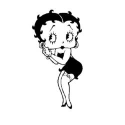 Dessin à colorier: Betty Boop (Dessins Animés) #25949 - Coloriages à Imprimer Gratuits