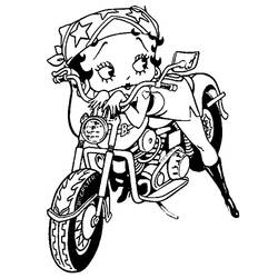 Dessin à colorier: Betty Boop (Dessins Animés) #25972 - Coloriages à Imprimer Gratuits