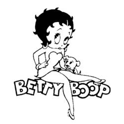 Dessin à colorier: Betty Boop (Dessins Animés) #25986 - Coloriages à Imprimer Gratuits