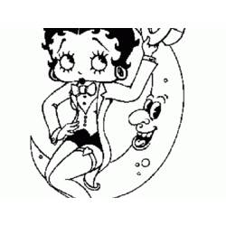 Dessin à colorier: Betty Boop (Dessins Animés) #25987 - Coloriages à Imprimer Gratuits